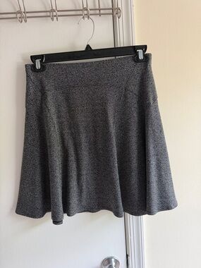 Max Studio Charcoal Grey Knit Circle Skirt